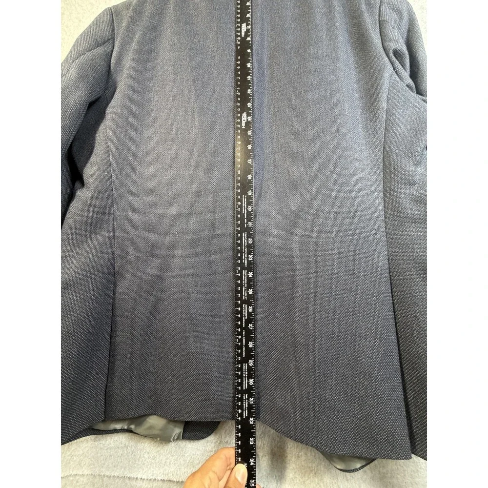 IZOD Blazer Mens 44R Navy Textured Rayon Blend‎ Sport Coat Jacket New Formal